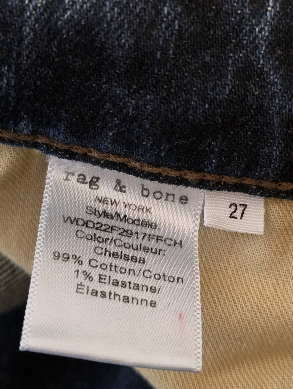 Rag & Bone Casey High Rise Ankle Flare Jeans Size 27 Dark Wash Chelsea - Picture 6 of 12